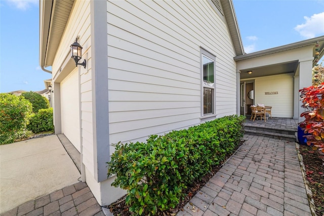 view of home's exterior featuring a patio area