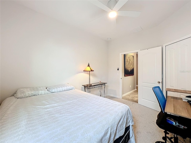 3857 San Isidro Cir, Saint Cloud, FL 34772 - carpeted bedroom featuring ceiling fan