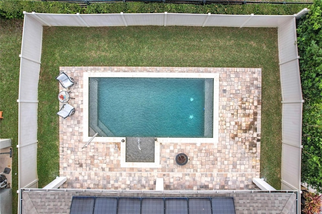 3857 San Isidro Cir, Saint Cloud, FL 34772 - view of pool featuring a yard