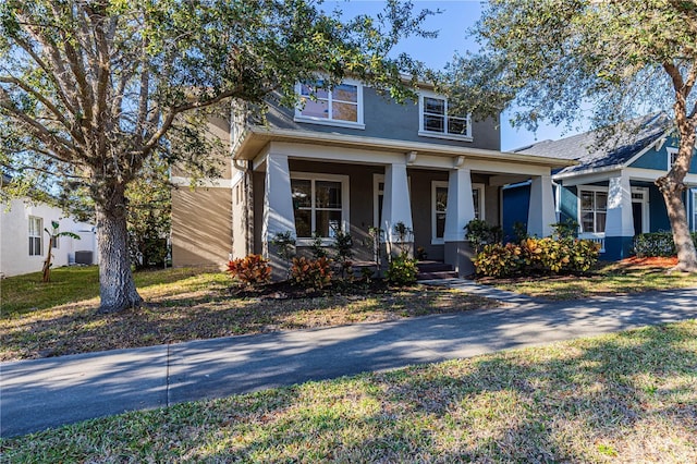 view of front of house featuring covered porch