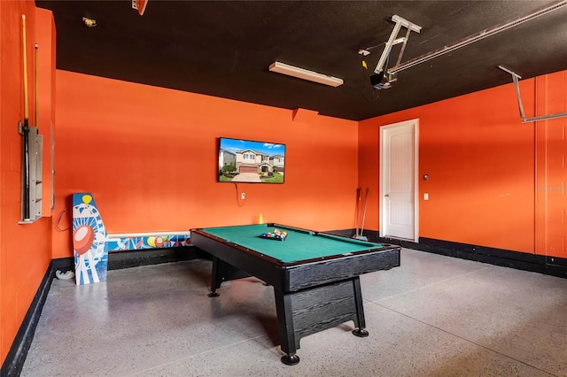 view of recreation room