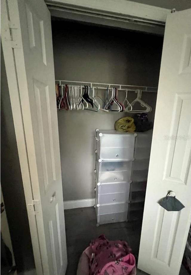 view of closet