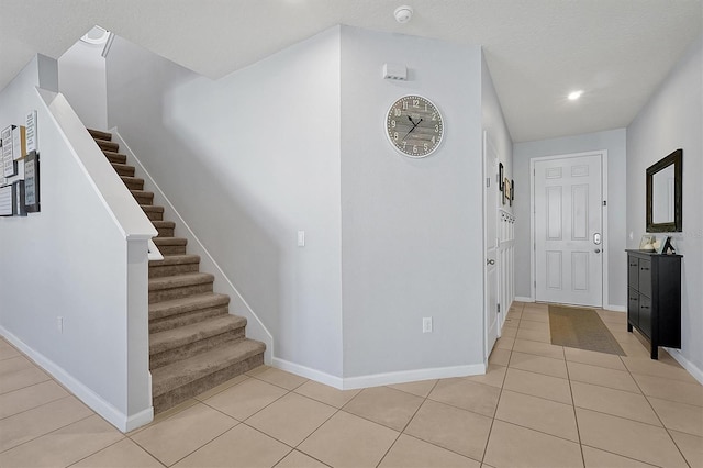 view of tiled entryway