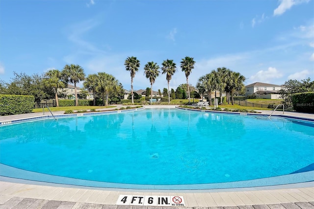 view of pool