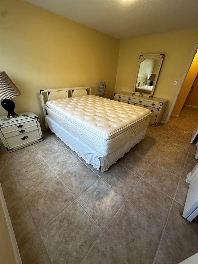 view of tiled bedroom