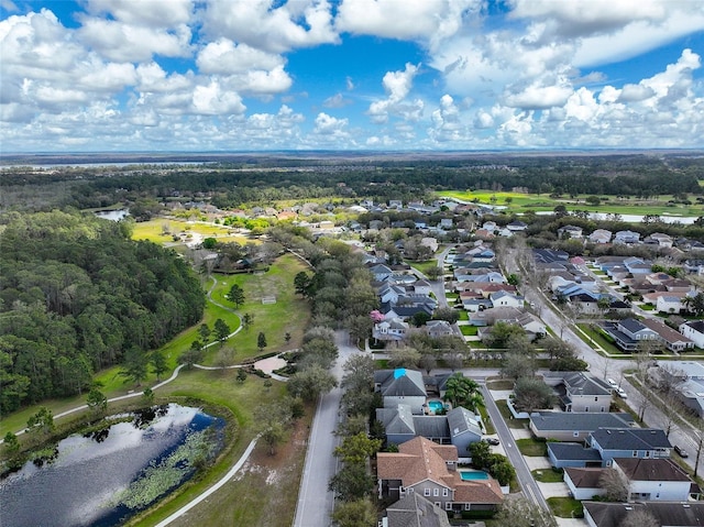 bird's eye view featuring a residential view