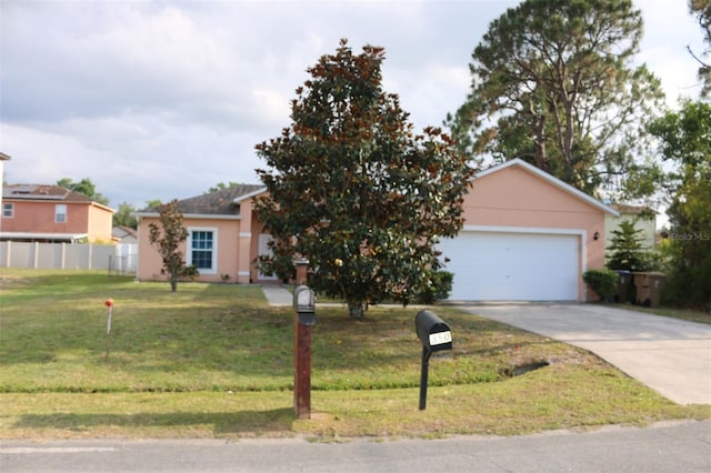 350 Chelmsford Ct, Kissimmee, FL 34758 - view of front facade featuring concrete driveway, an attached garage, and stucco siding