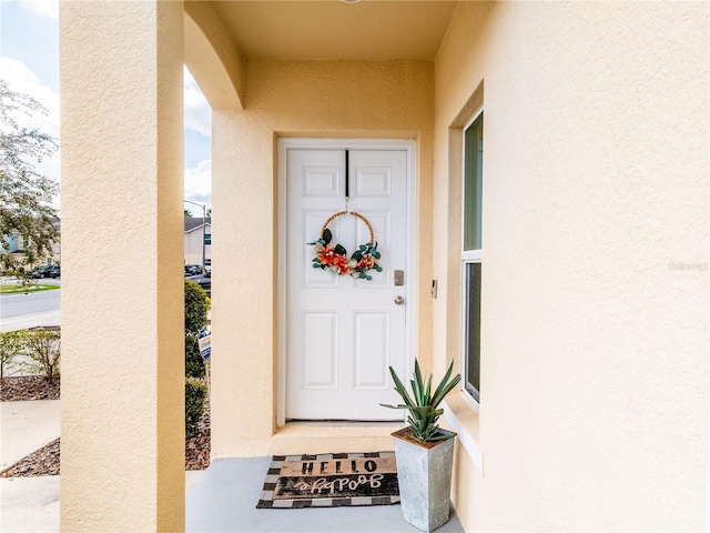 view of property entrance