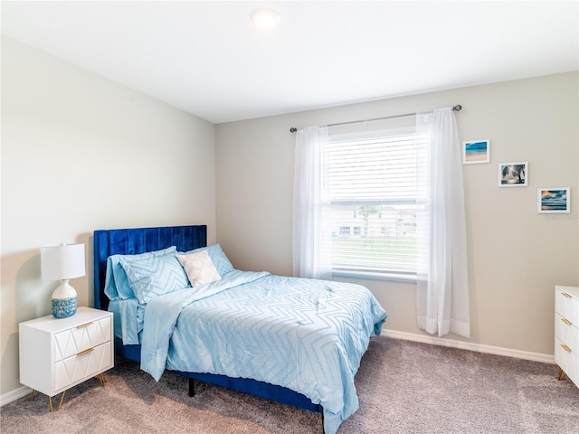 bedroom with carpet flooring