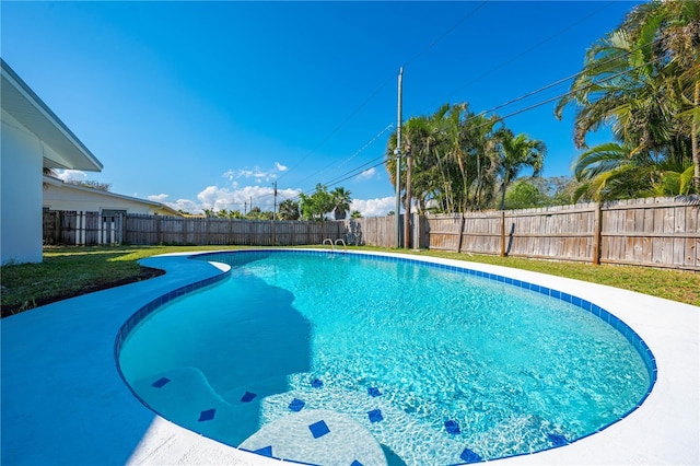 view of pool