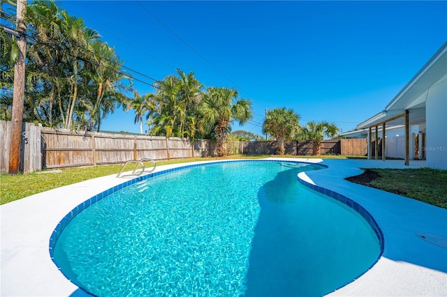 view of pool