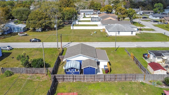 birds eye view of property featuring a residential view