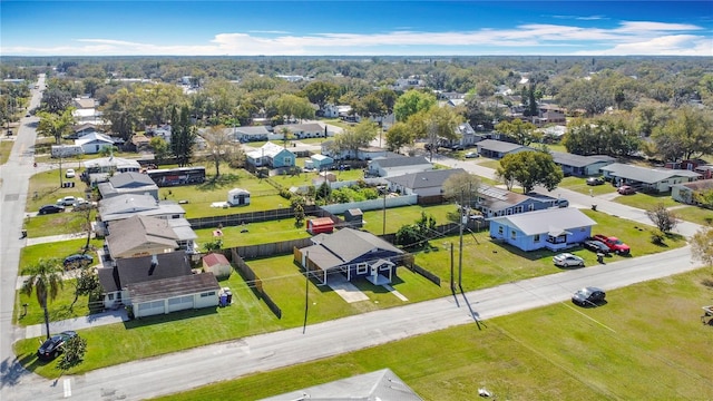 drone / aerial view featuring a residential view