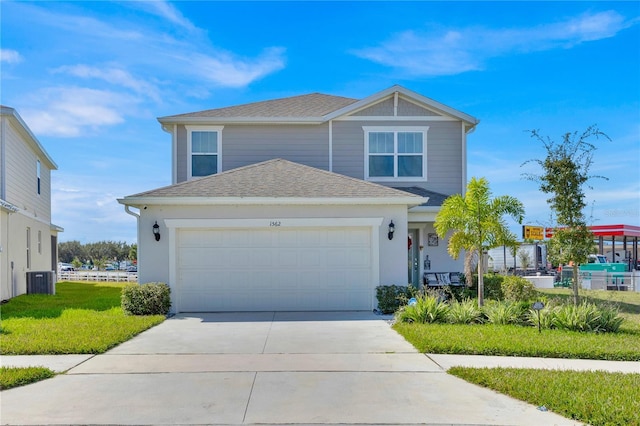 front of property featuring a front lawn