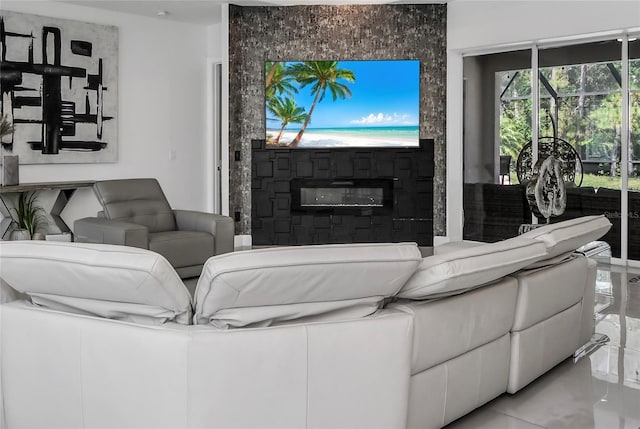 view of living room
