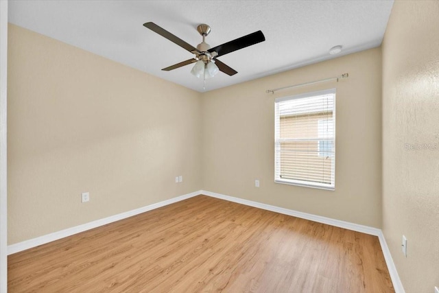 1518 Orrington Payne Pl, Casselberry, FL 32707 - spare room with light wood-style floors, baseboards, and ceiling fan