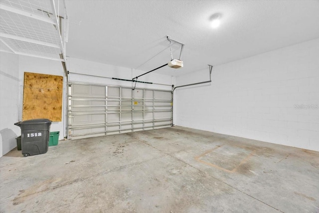 1518 Orrington Payne Pl, Casselberry, FL 32707 - garage with concrete block wall and a garage door opener