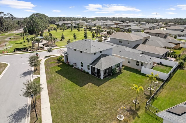 birds eye view of property featuring a residential view