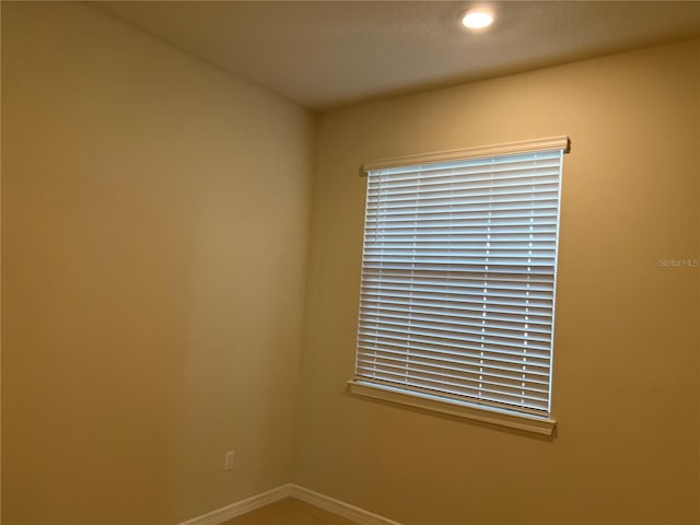 view of empty room