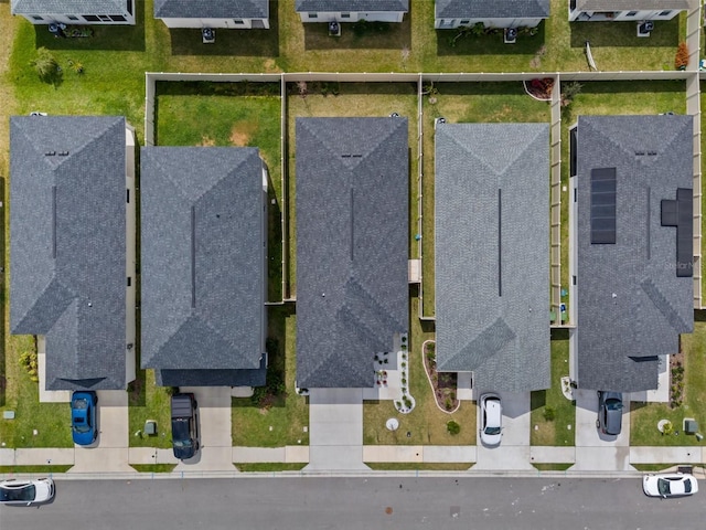 drone / aerial view featuring a residential view