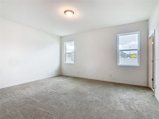 empty room with carpet floors