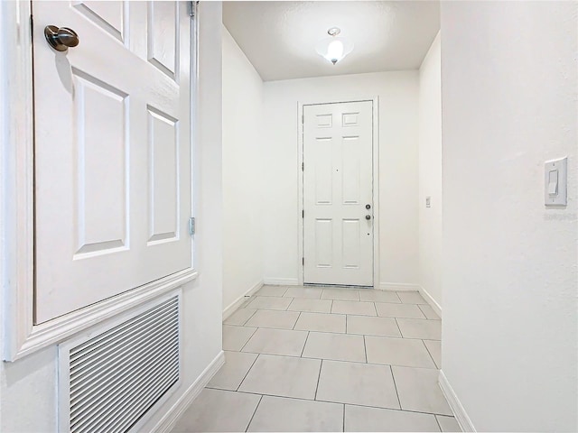 view of tiled foyer