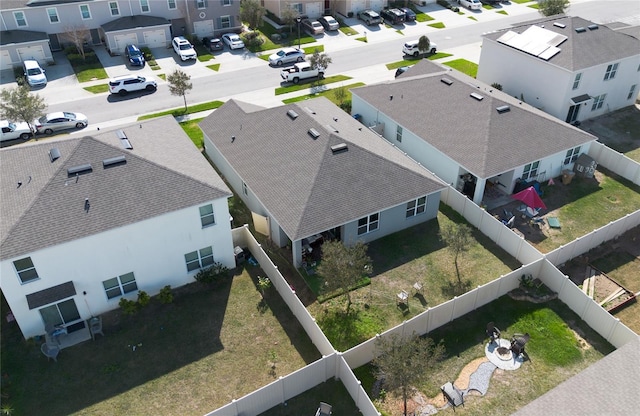 birds eye view of property featuring a residential view