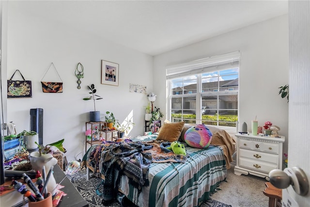 bedroom featuring carpet floors