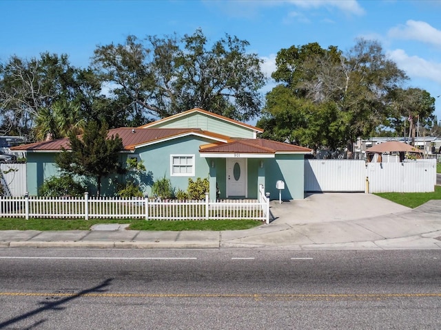 view of front of home