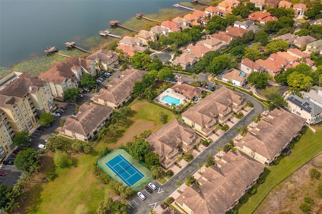8766 The Esplanade Unit 23, Orlando, FL 32836 - aerial view featuring a residential view and a water view