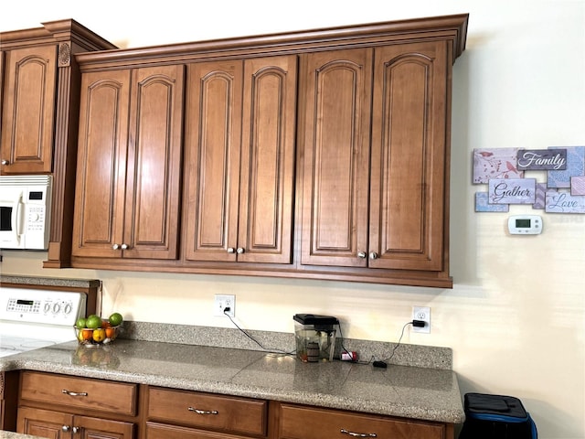 kitchen with white appliances