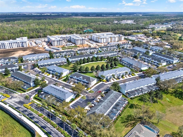 aerial view with a view of trees