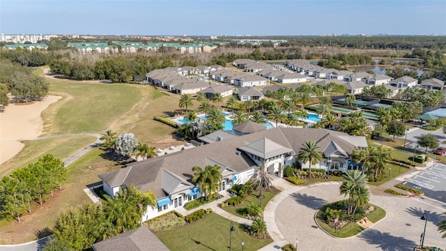 bird's eye view featuring a residential view