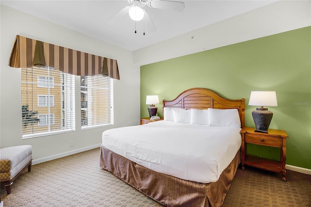 8100 Poinciana Blvd Unit 2501, Orlando, FL 32821 - carpeted bedroom featuring ceiling fan and baseboards