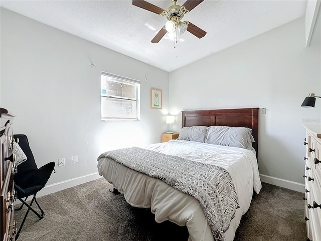 3004 Lake Margaret Dr, Orlando, FL 32806 - bedroom featuring carpet flooring, ceiling fan, and vaulted ceiling