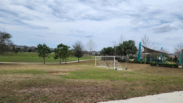 view of jungle gym