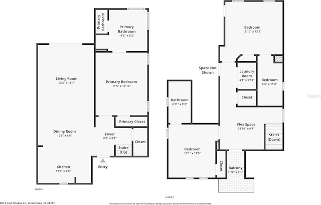 8012 Lost Shaker Ln, Kissimmee, FL 34747 - plan
