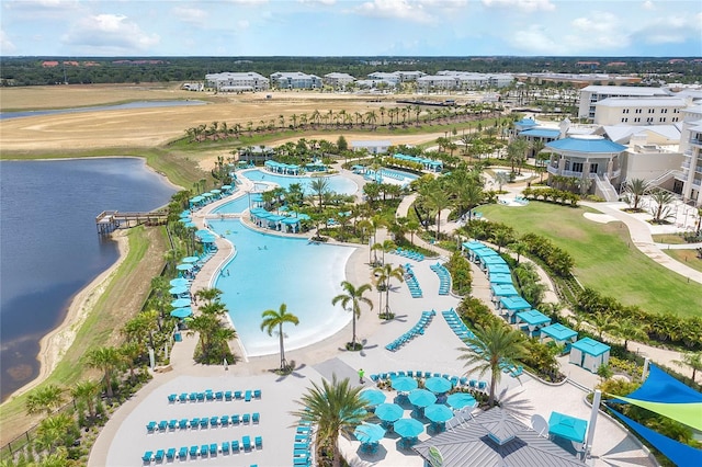 8012 Lost Shaker Ln, Kissimmee, FL 34747 - birds eye view of property featuring a water view and view of golf course