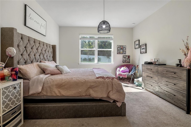 bedroom with carpet flooring