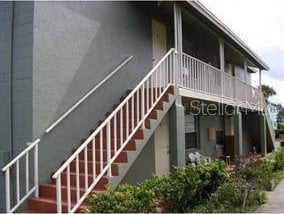 exterior space featuring stairs