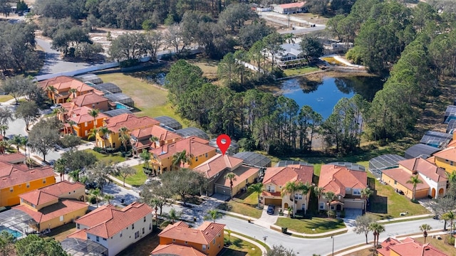 113 Tiger Lily Ct, Davenport, FL 33837 - aerial view of residential area featuring a nearby body of water