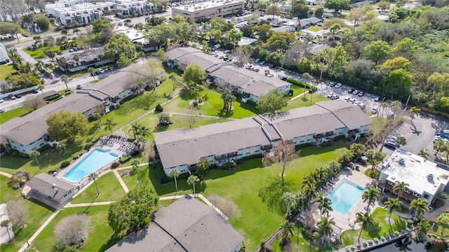 1695 Lee Rd Unit E103, Winter Park, FL 32789 - aerial view of property's location featuring a pool area
