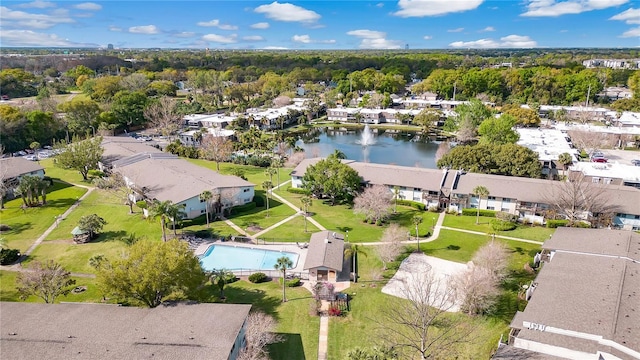 1695 Lee Rd Unit E103, Winter Park, FL 32789 - view of property location featuring a pool area, nearby suburban area, and a large body of water