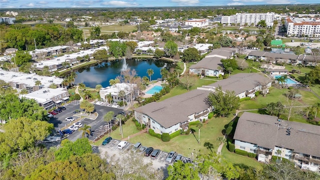 1695 Lee Rd Unit E103, Winter Park, FL 32789 - aerial view of property and surrounding area with a nearby body of water