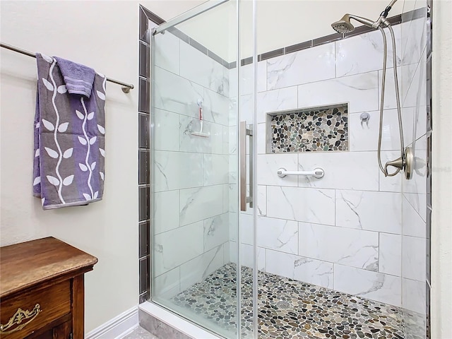 649 Meadow Pointe Dr, Haines City, FL 33844 - bathroom with a stall shower