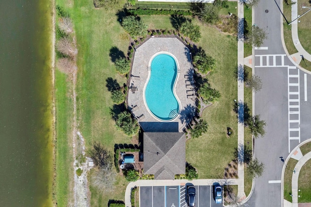 4544 Teoli Ct, Kissimmee, FL 34746 - birds eye view of property with a water view