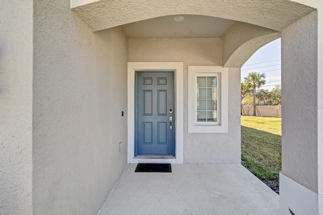 4544 Teoli Ct, Kissimmee, FL 34746 - entrance to property featuring fence and stucco siding