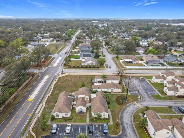 bird's eye view featuring a residential view