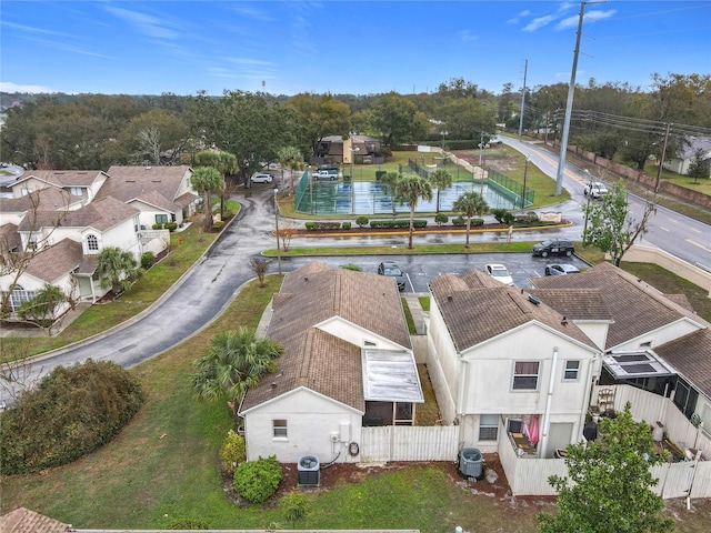 bird's eye view featuring a residential view