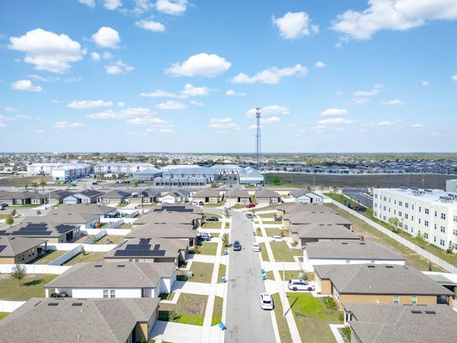 drone / aerial view featuring a residential view